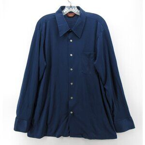 VINTAGE Kingsport Shirt XL 60s 70s Leisure Button Up Retro Classic *